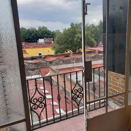 Loft Terraza Coyoacan Vista Plaza Kiosco Depa 50M2 Apartman Mexikóváros Kültér fotó