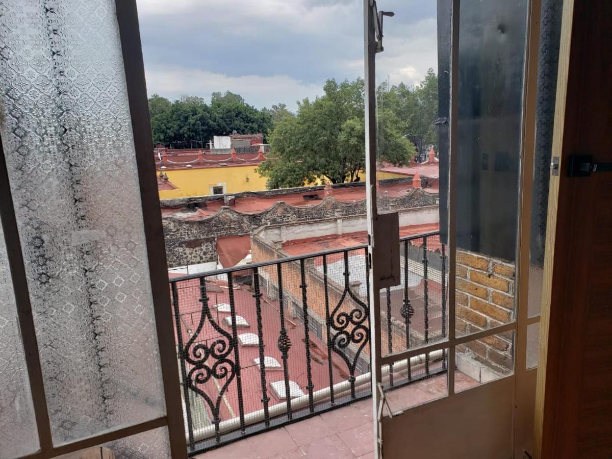 Loft Terraza Coyoacan Vista Plaza Kiosco Depa 50M2 Apartman Mexikóváros Kültér fotó